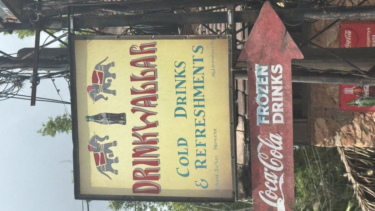 Drinkwallah at Disney's Animal Kingdom — a walk-up beverage and snack stand in the Asia section of the park serving drinks, chips, and light snacks.
