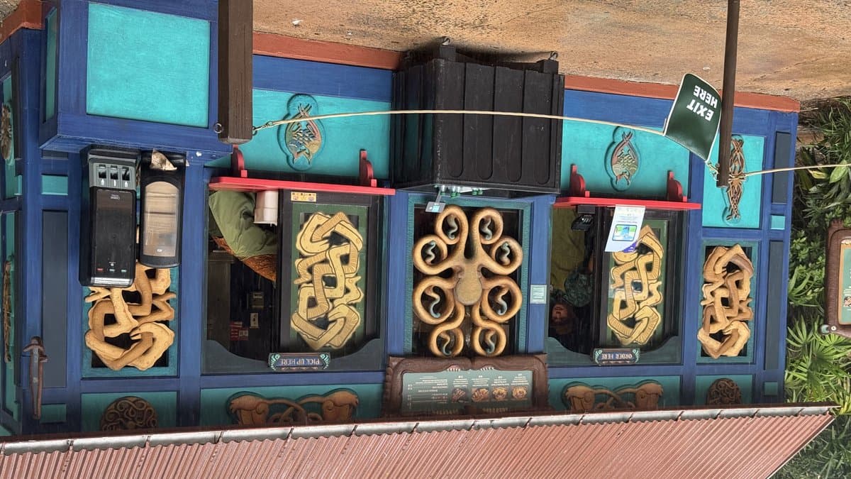 Eight Spoon Café at Disney's Animal Kingdom — a quick-service snack spot serving hand-crafted ice cream in the Asia section of the park.