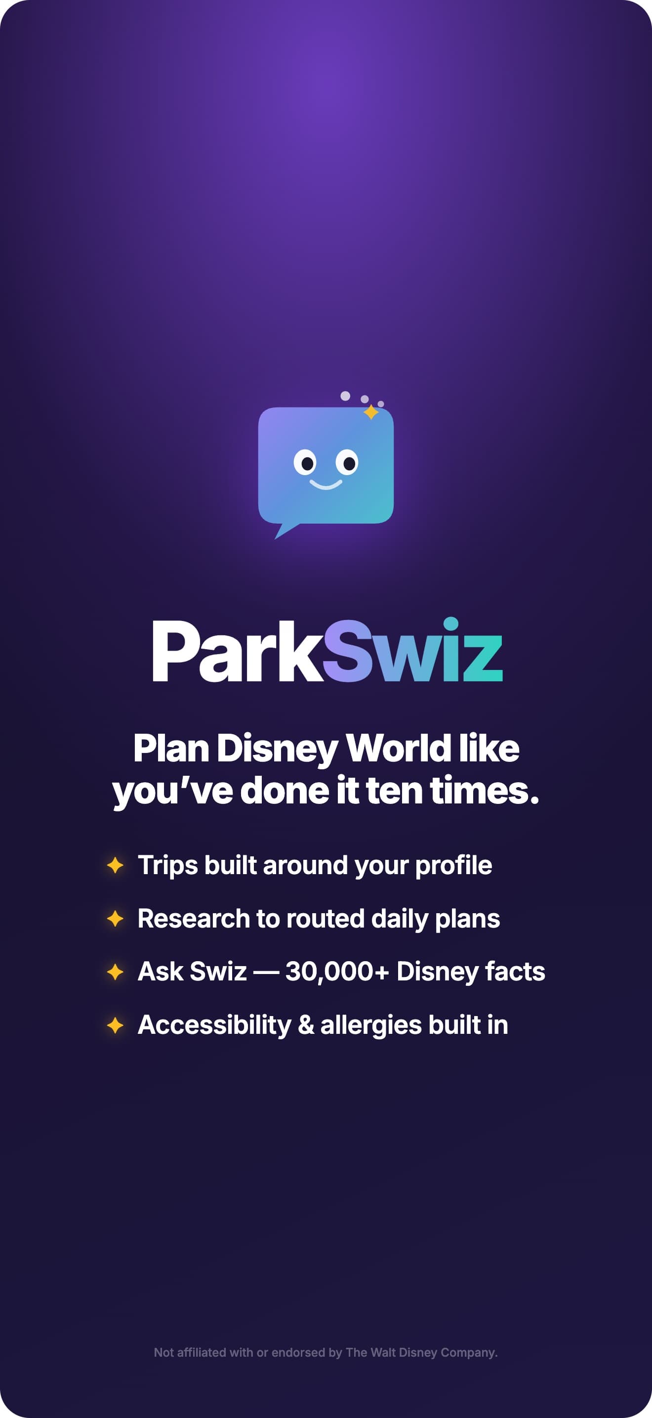 ParkSwiz iPhone screenshot: Home