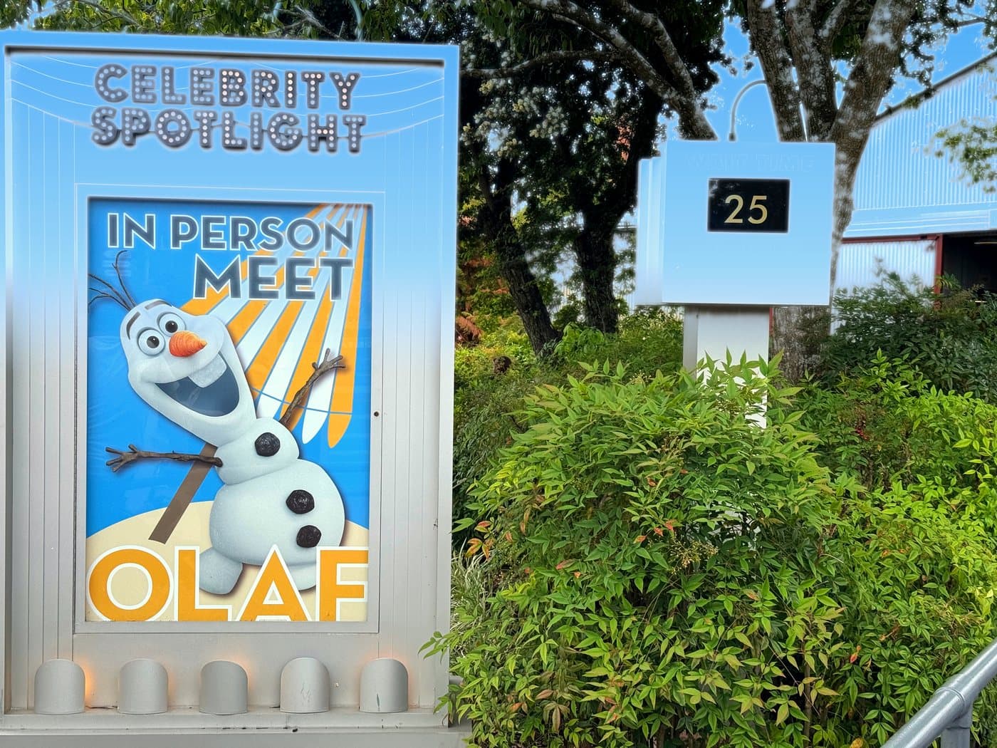 Meet Olaf at Celebrity Spotlight