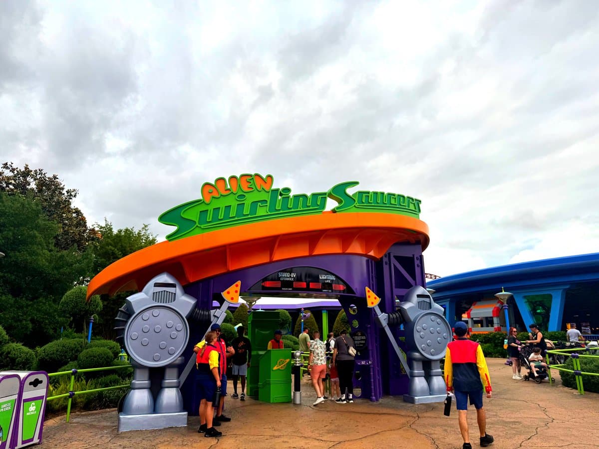 Alien Swirling Saucers