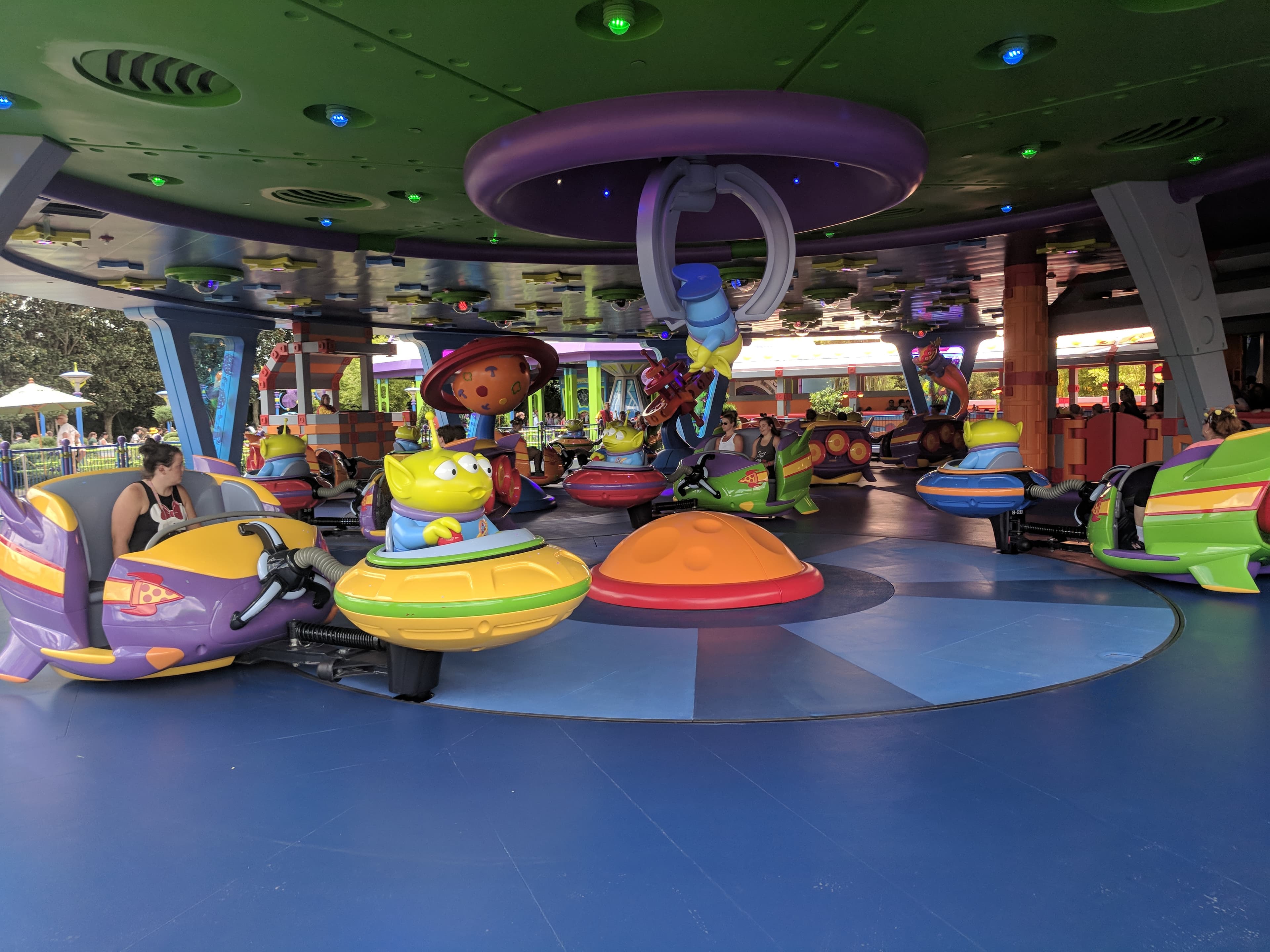 Alien Swirling Saucers