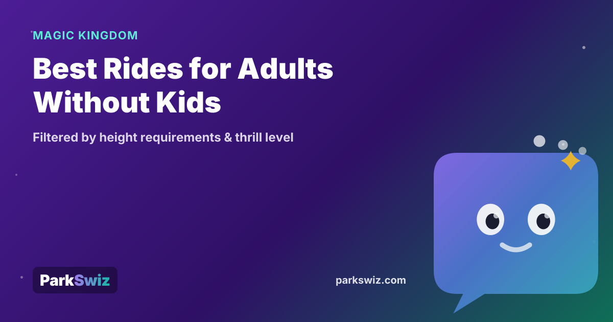 Best Rides for Adults Without Kids at Magic Kingdom | ParkSwiz