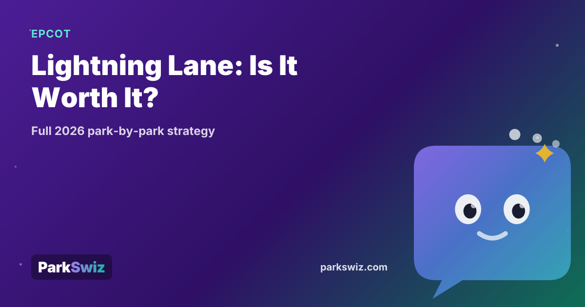 Lightning Lane at EPCOT — Is It Worth It? (2026 Strategy) | ParkSwiz